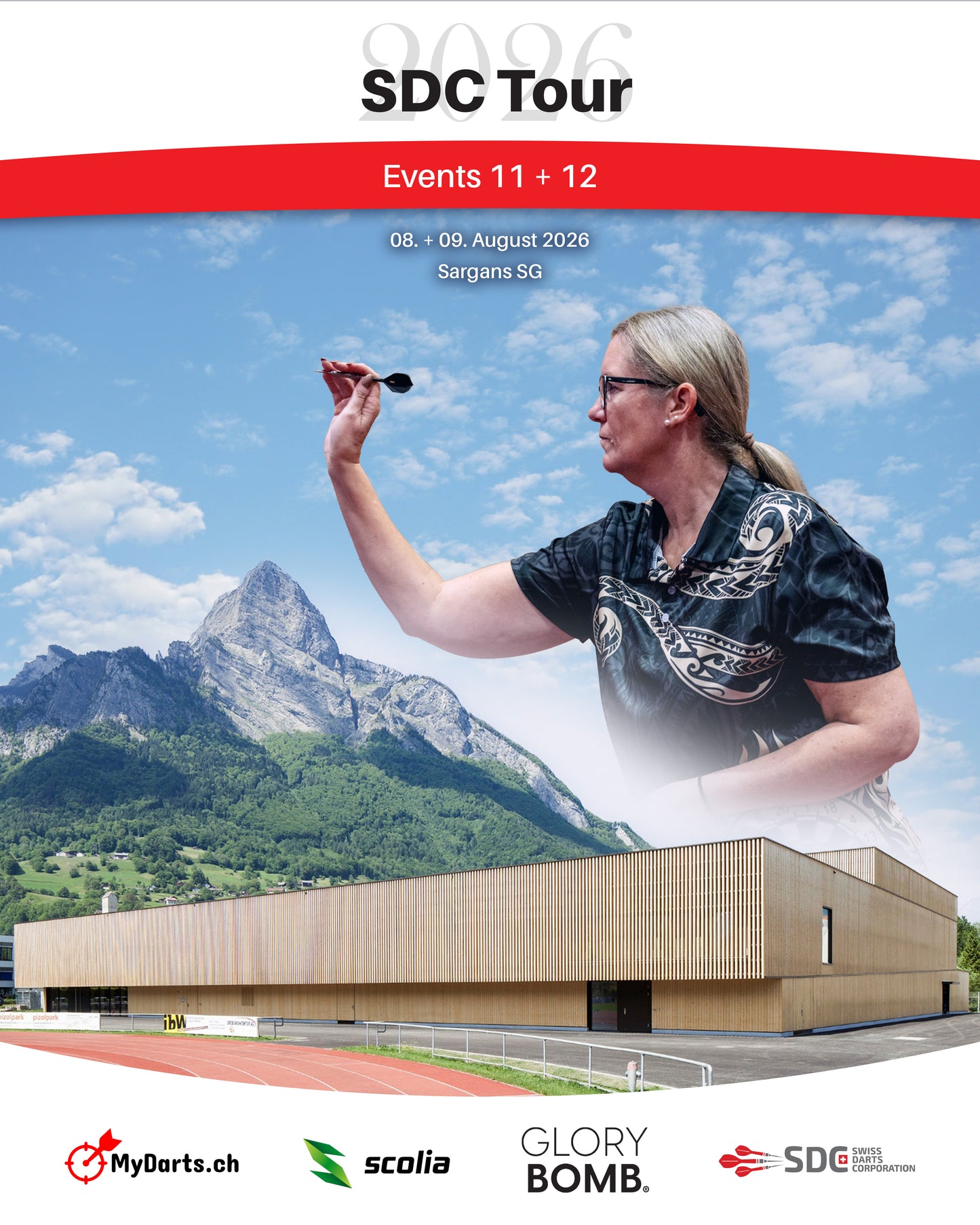 Tagesticket SDC Tour Event 11 inkl. B-Turnier | Sargans SG | 08.08.2026