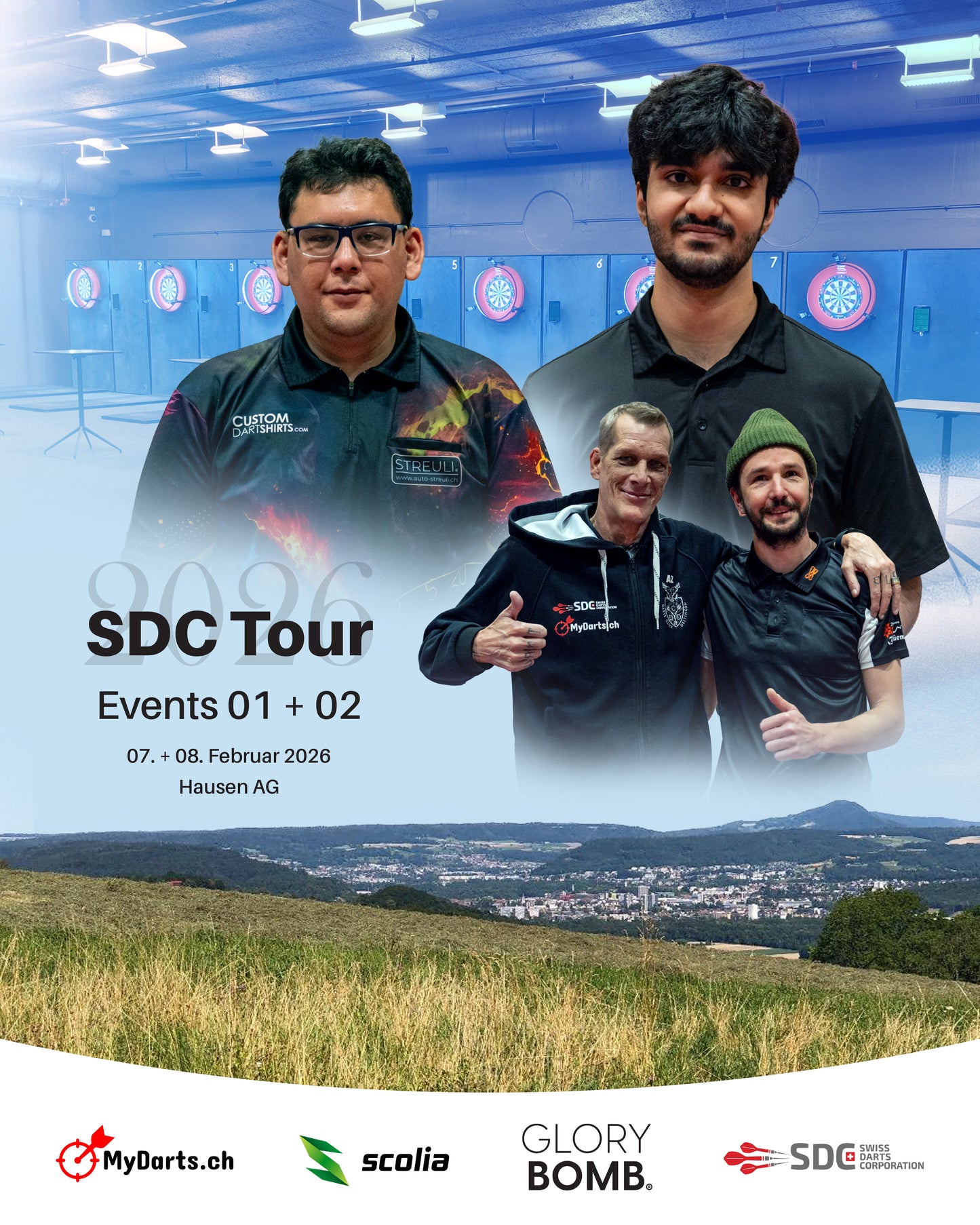 Tagesticket SDC Tour Event 01 inkl. B-Turnier | Hausen AG | 07.02.2026