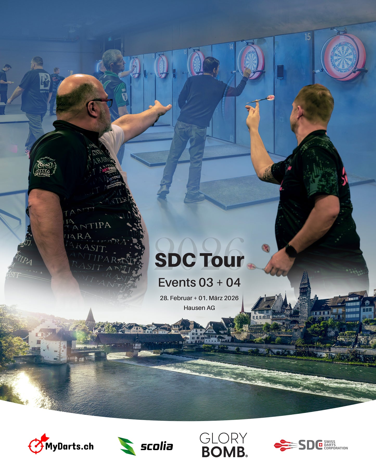 Tagesticket SDC Tour Event 04 inkl. B-Turnier | Hausen AG | 01.03.2026