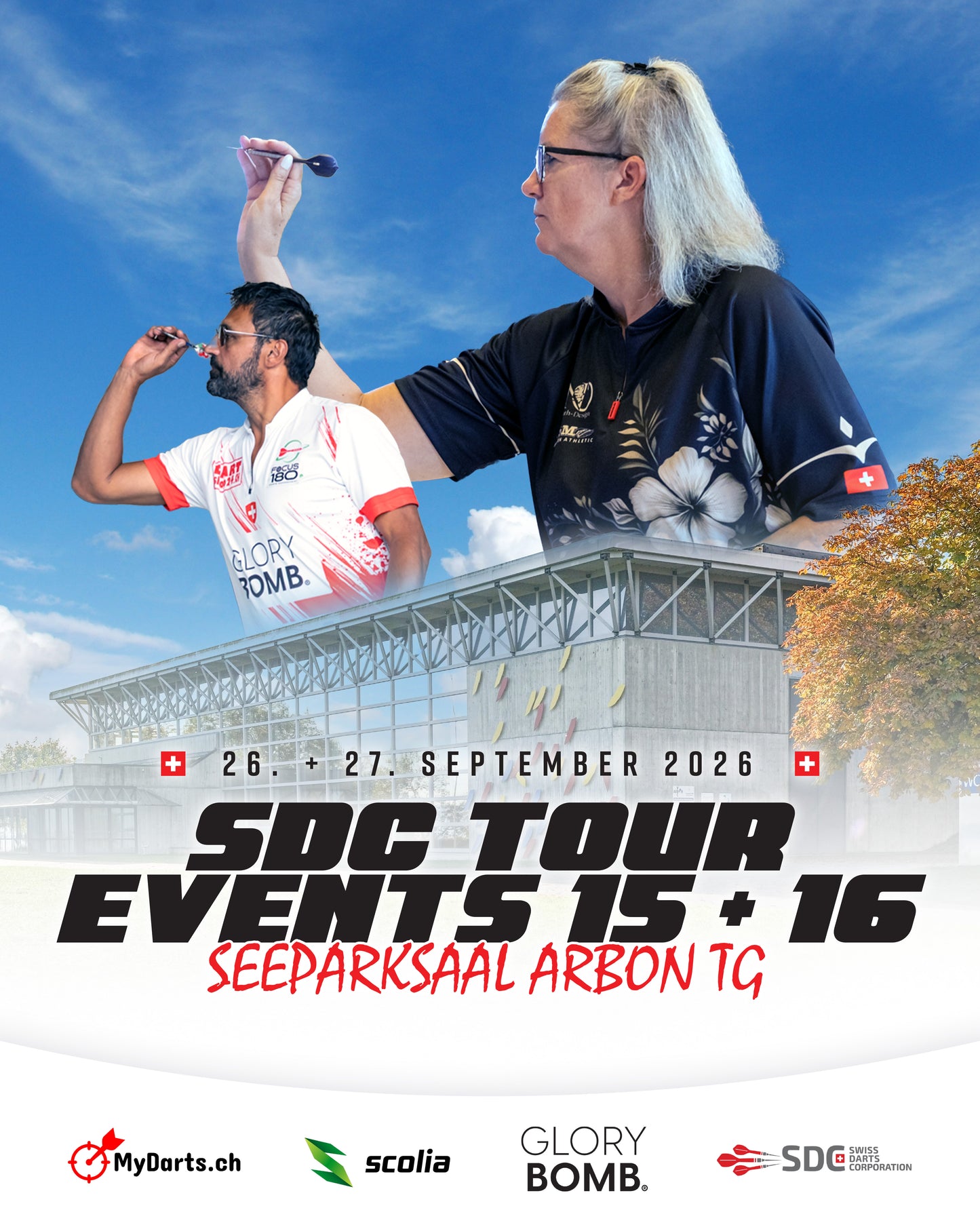 Tagesticket SDC Tour Event 16 inkl. B-Turnier | Arbon TG | 27.09.2026