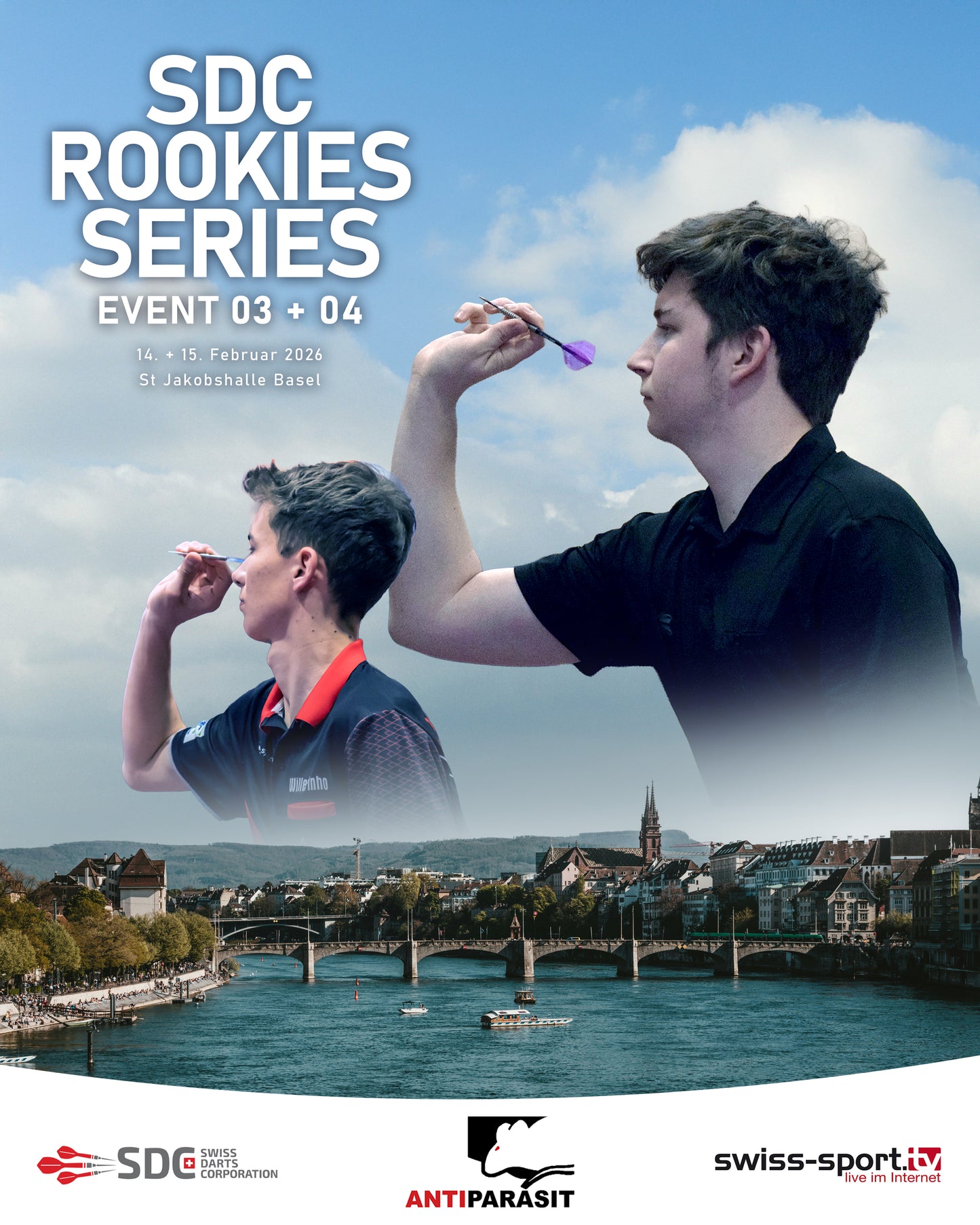 Tagesticket Rookies Series 03 inkl. B-Turnier | St. Jakobshalle Basel | 14.02.2026